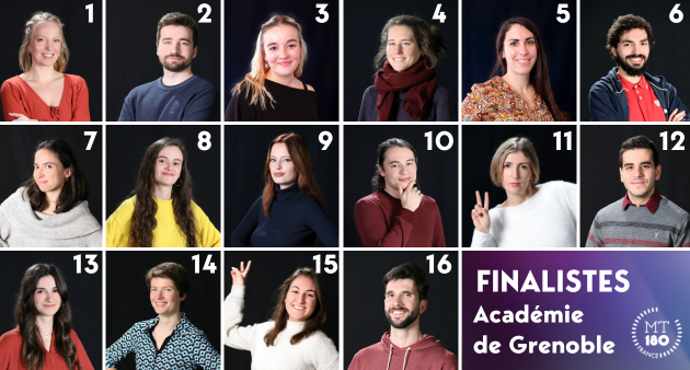 Finalistes MT180 Académie de Grenoble 2024